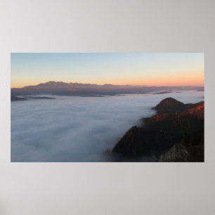 Poster Sunrise sobre Tatras