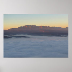Poster Sunrise sobre Tatras