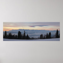 Poster Sunrise sobre Tatras