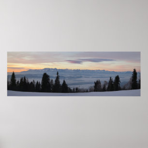 Poster Sunrise sobre Tatras