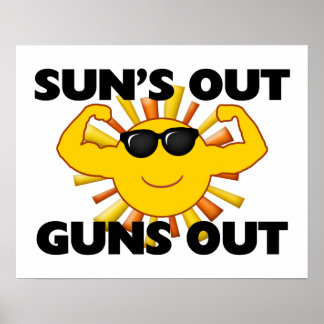 Poster Sun's Out Guns Out