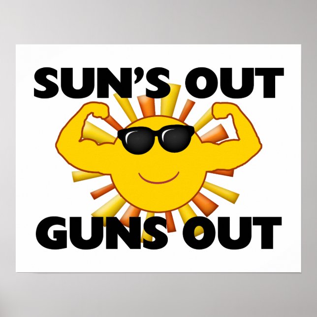 Poster Sun's Out Guns Out (Frente)