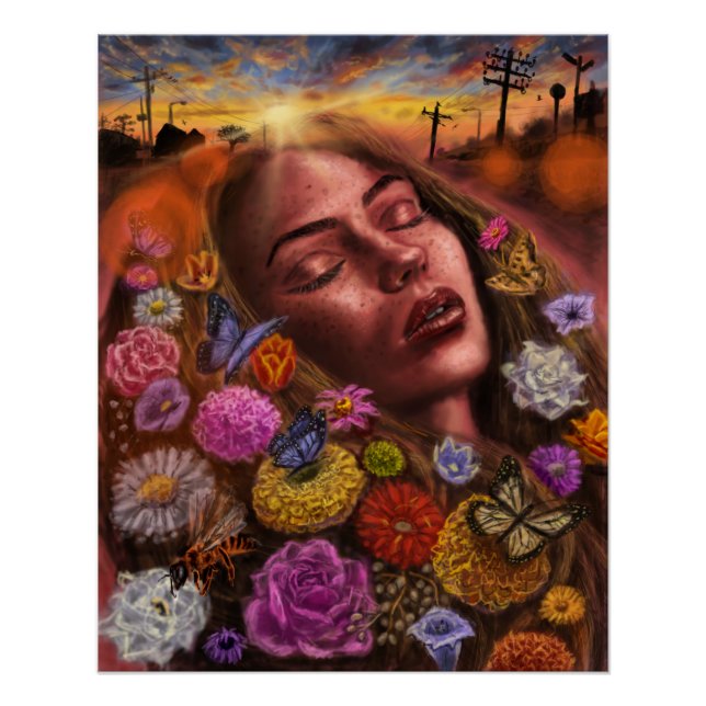 Pôster Sunset (Frente)