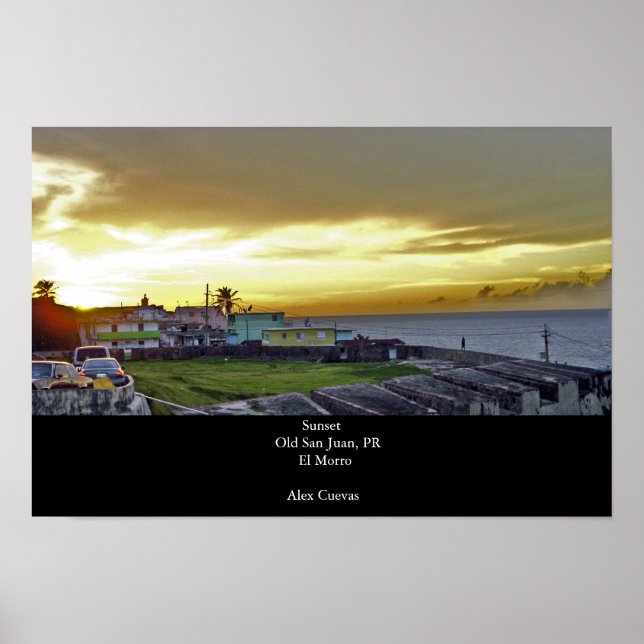 Pôster Sunset (Frente)