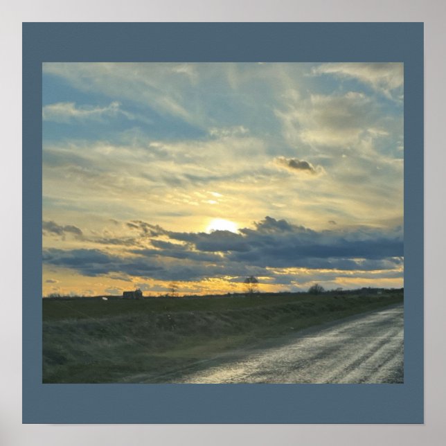 Poster sunset (Frente)