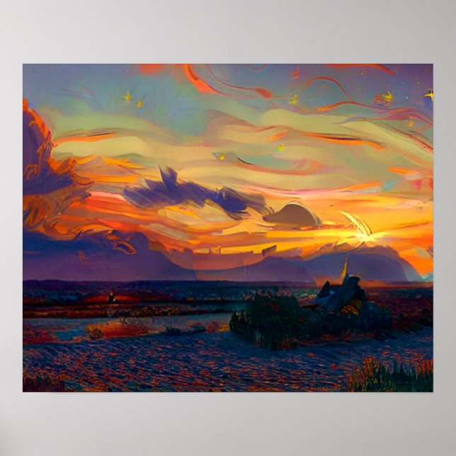 POSTER SUNSET (Frente)