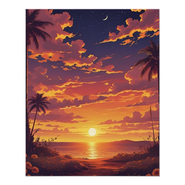 PÔSTER SUNSET (Frente)