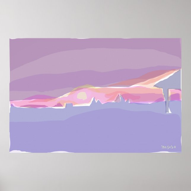 Pôster Sunset (Frente)