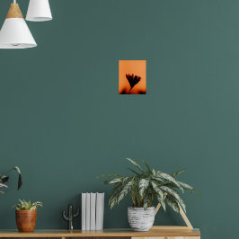 Poster Sunset Bloom: The Silhouette of Dusk