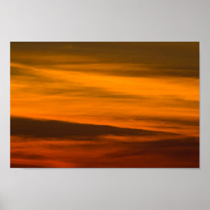 Poster Sunset Closeup, Michigan