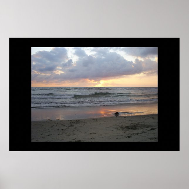 Poster Sunset da Costa Oeste (Frente)