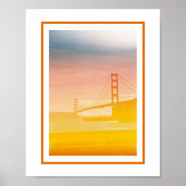 Poster Sunset da Porta do ouro