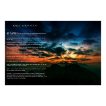 Sunset de montanha DESIDERATA