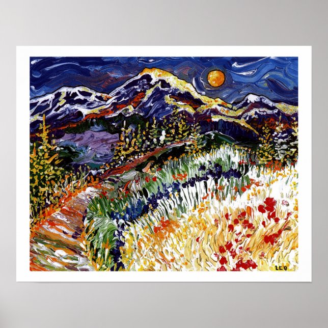 Poster Sunset de olimpiadas (Frente)