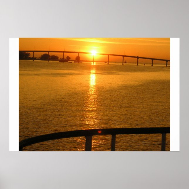 Poster Sunset de Verão (Frente)