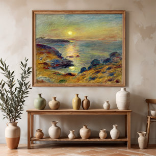 Poster Sunset em Douarnenez