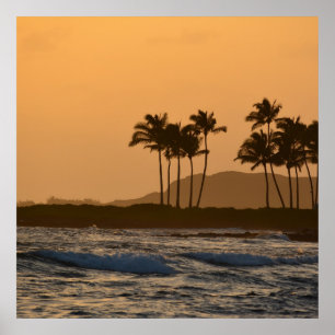 Poster Sunset em Kauai