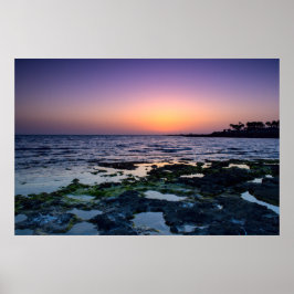 Poster Sunset em Paphos, Chipre (2547)