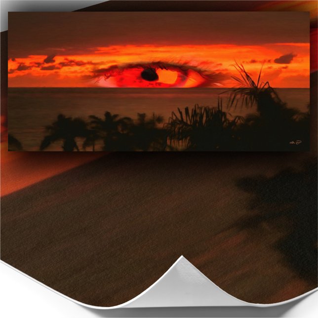 Poster Sunset Eye 2106 Art Print (Criador carregado)