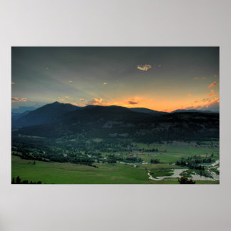 Pôster Sunset from East Ridge