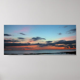 POSTER SUNSET HAWAIIANO