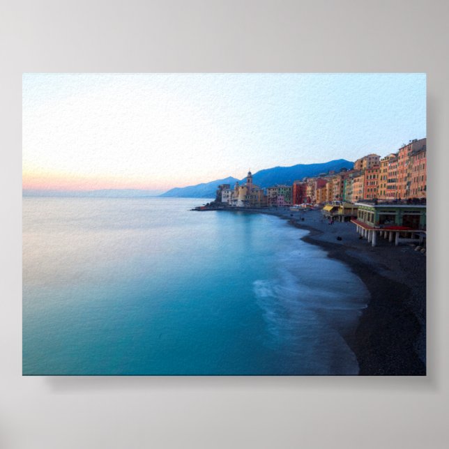 Poster Sunset in Camogli (Frente)