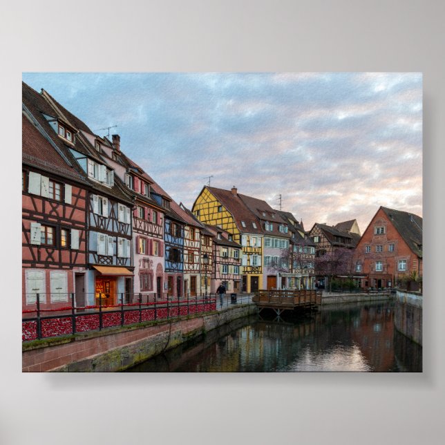 Poster Sunset in Little Venice Colmar (Frente)