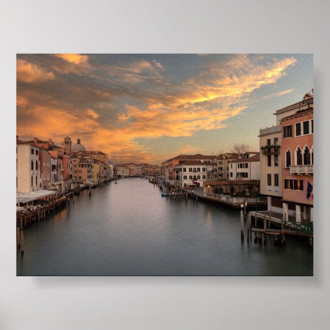 Poster Sunset in Venice (Frente)