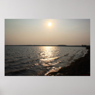 Poster Sunset Island de Assateague