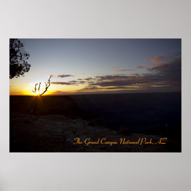 Pôster Sunset Mágico - Grand Canyon (Frente)