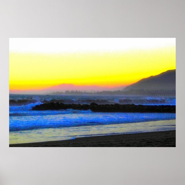 Pôster Sunset Místico (Frente)