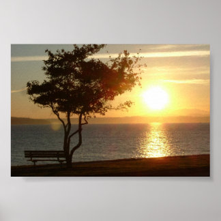 Poster Sunset na Beach Drive