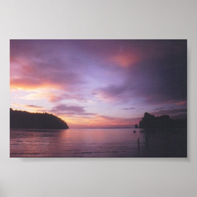 Poster Sunset na Tailândia (Frente)