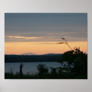 Poster Sunset no Monte Kathadin, Maine