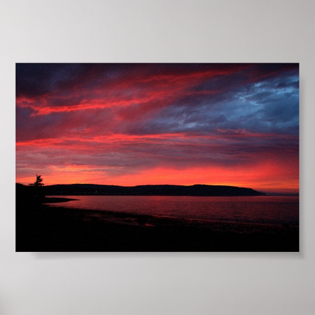 Pôster Sunset Nova Scotia (Frente)