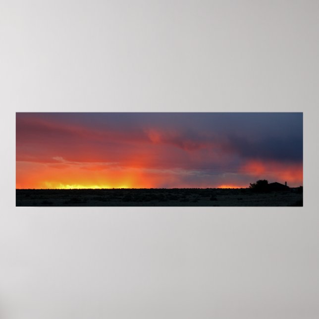 Poster Sunset Ocidental (Frente)