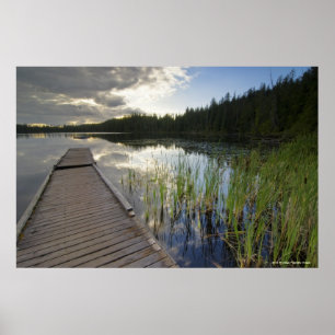 Poster Sunset On A Small Lake