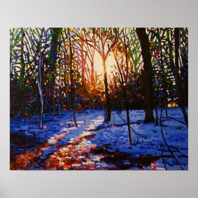 Poster Sunset on snow 2010 (Frente)