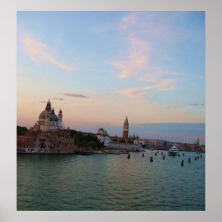Poster Sunset Over the Lagoon, Veneza, ITÁLIA