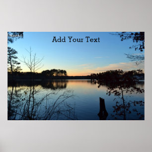 Poster Sunset 'Quase Desapareceu' por Shirley Taylor