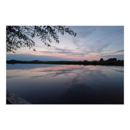 Pôster Sunset reflection