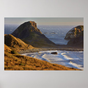 Pôster Sunset, Sea Stacks, Irmãs, Costa do Oregon