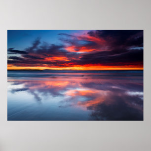 Pôster Sunset sobre as Ilhas do Canal, AC