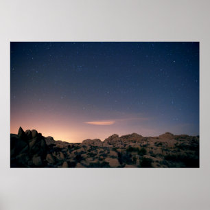 Poster Sunset Sobre Joshua Tree Parque Nacional