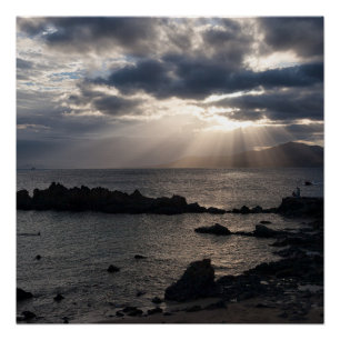 Pôster Sunset sobre Lanzarote
