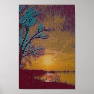 Poster Sunset Vertical