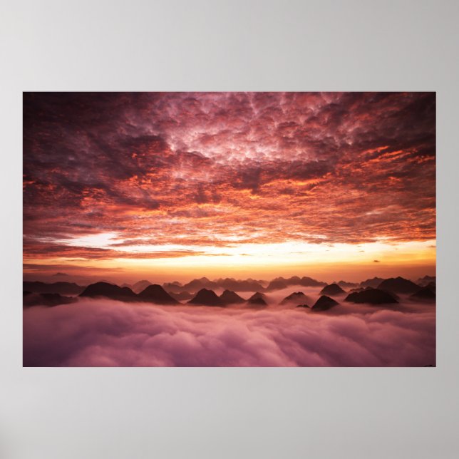 Poster Sunset Vietnamita (Frente)