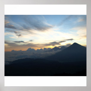 Poster Sunset vulcânico