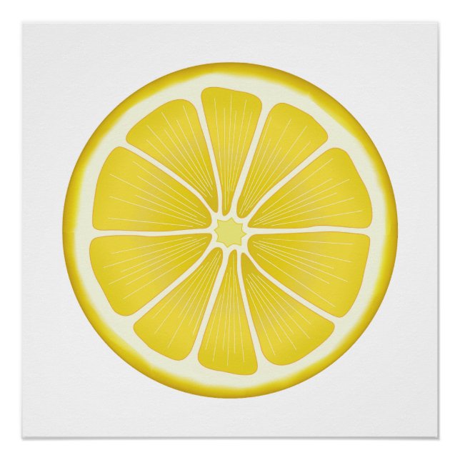 Pôster Sunshine Lemon Wall Art (Frente)