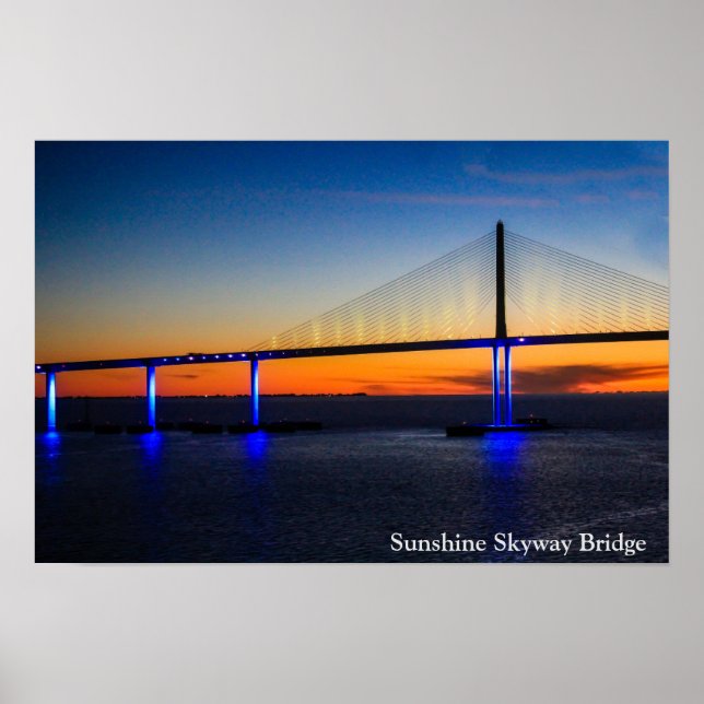 Poster Sunshine Skyway Bridge (Frente)